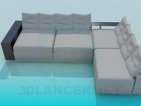 Modelo 3d Sofá de canto - preview