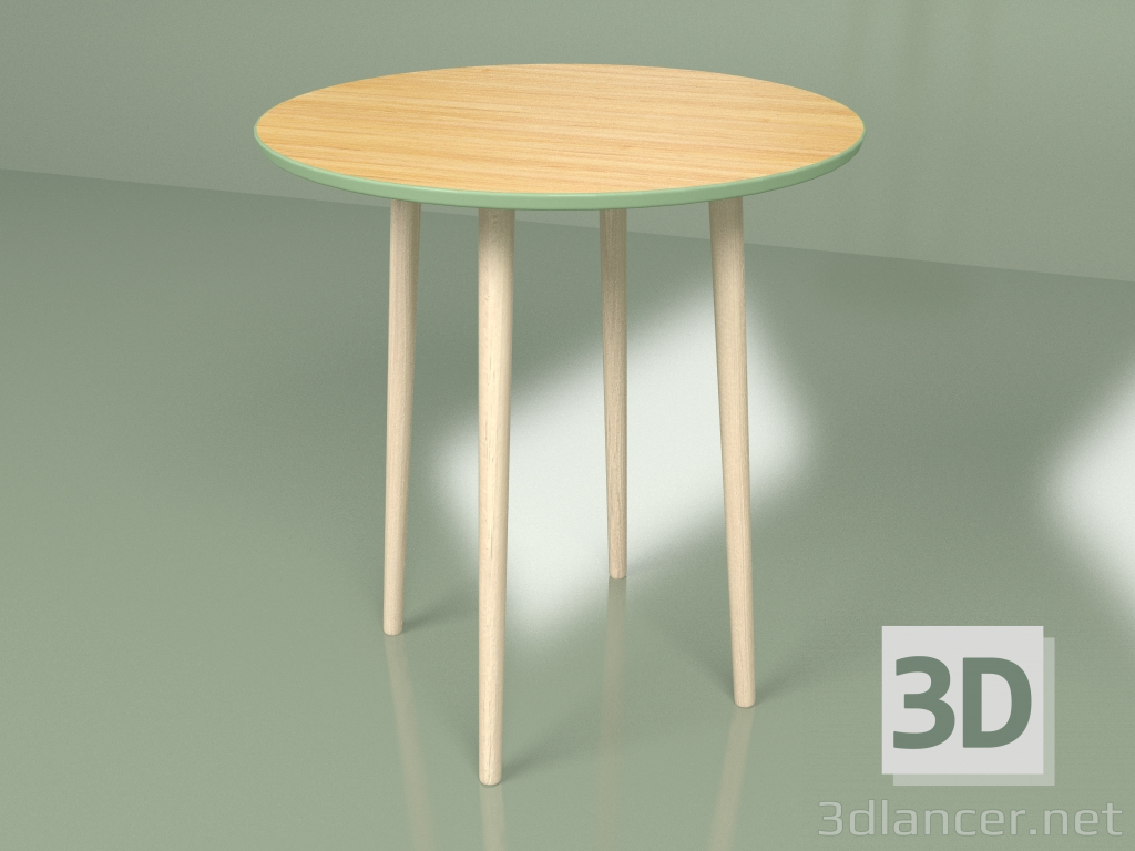 3D Modell Runder Tisch Sputnik 70 cm Furnier (Schlüssel) - Vorschau
