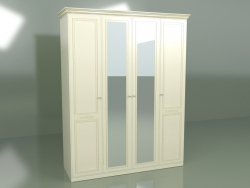 Kleiderschrank 4 Türen mit Spiegel VN 1403