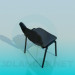 3D modeli Sandalye ISO - önizleme