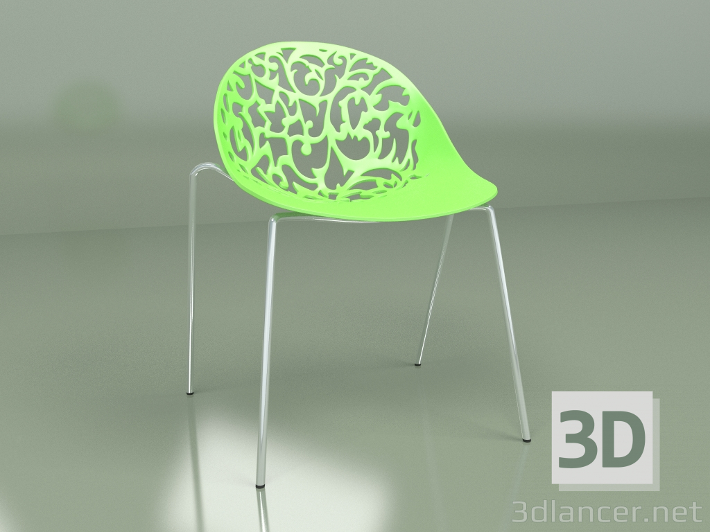 Modelo 3d Cadeira Aurora 1 (verde) - preview