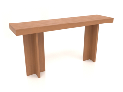Table console KT 14 (1600x400x775, bois rouge)