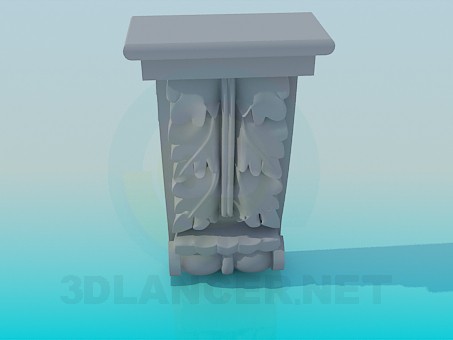 3d model Support made of molding - preview