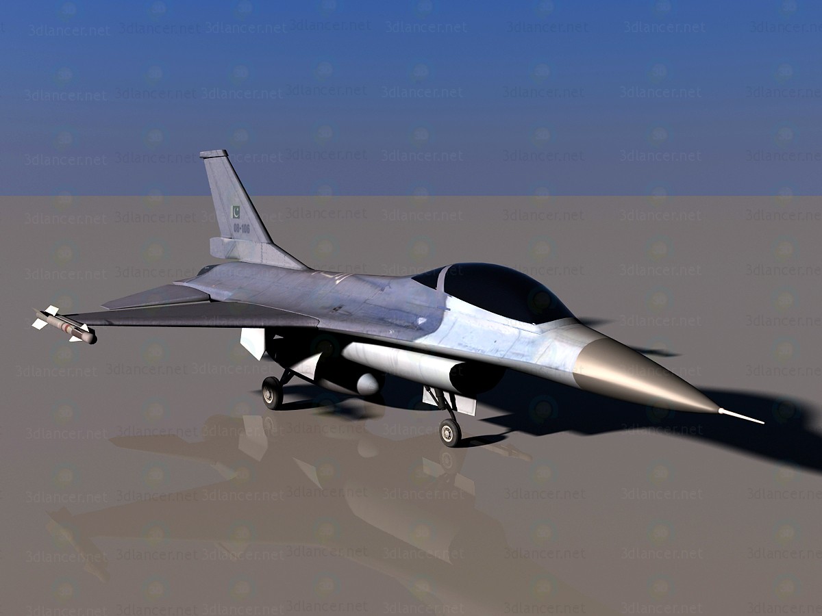 3 डी F-16 मॉडल खरीद - रेंडर