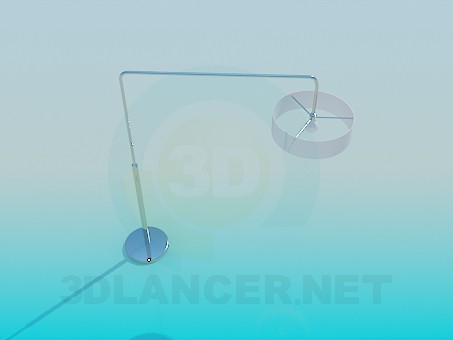 modèle 3D lampe de sol - preview
