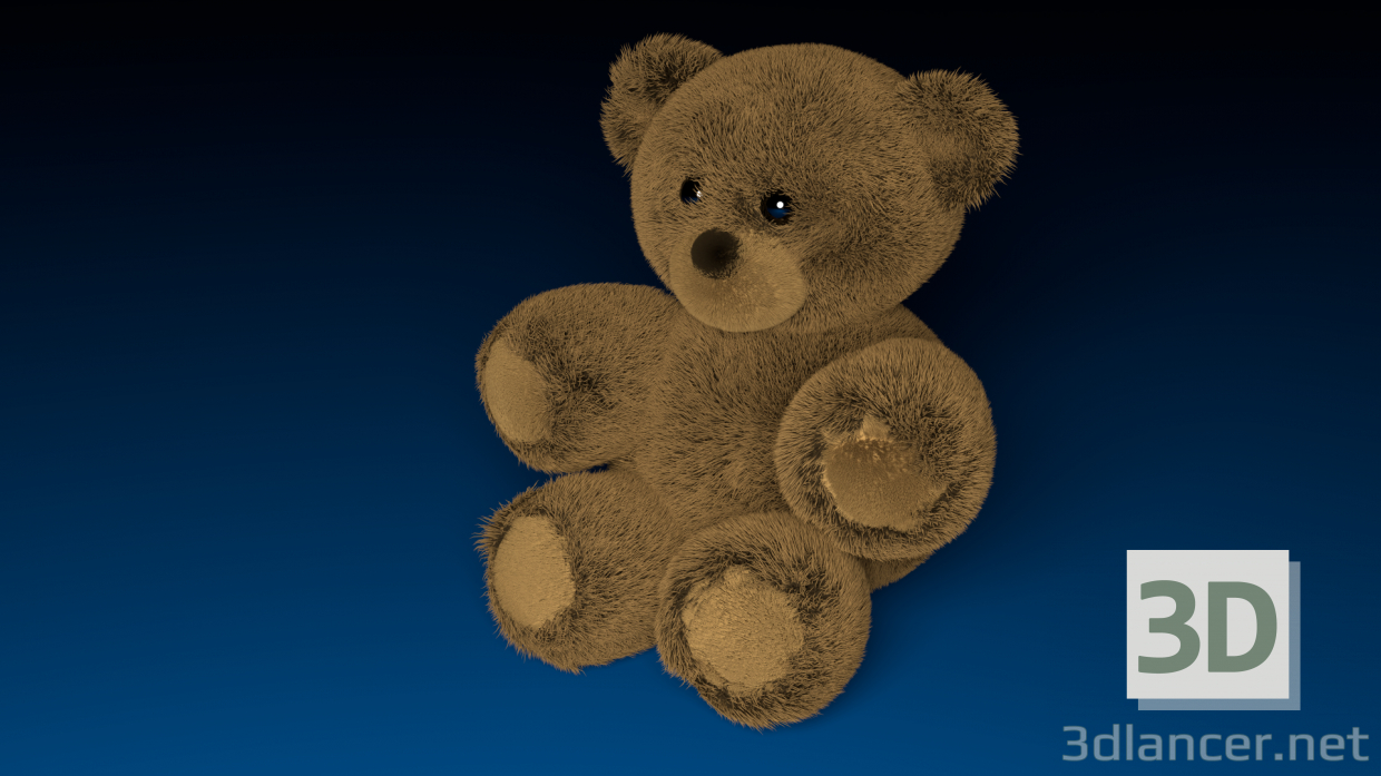 3D Modell Teddybär 3D - Vorschau