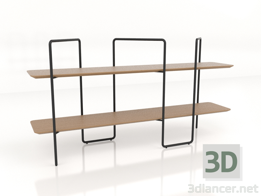 3 डी मॉडल मॉड्यूलर रैक 04 (3x2) - पूर्वावलोकन