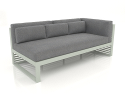 Modular sofa, section 1 right (Cement gray)