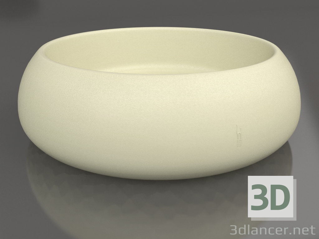 3d model Maceta 4 (Oro) - vista previa