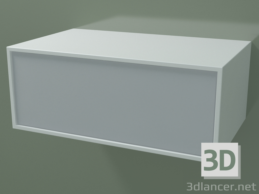 3D Modell Box (8AUBAA01, Gletscherweiß C01, HPL P03, L 60, P 36, H 24 cm) - Vorschau