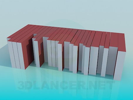 3d model Libros - vista previa