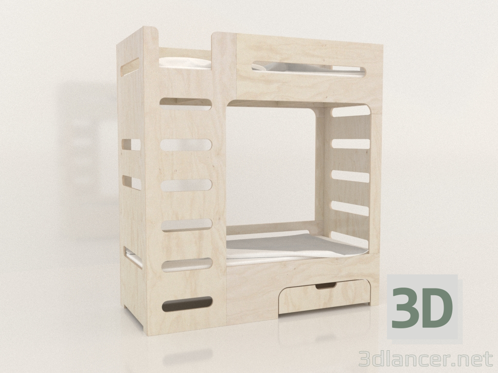 modèle 3D Lit superposé MOVE EL (UNMEL0) - preview