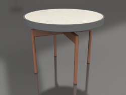Round coffee table Ø60 (Anthracite, DEKTON Danae)