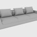 3D modeli Sofa YURA KANEPE (308x103xh72) - önizleme