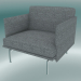 3d model Chair studio Outline (Vancouver 14, Polished Aluminum) - preview
