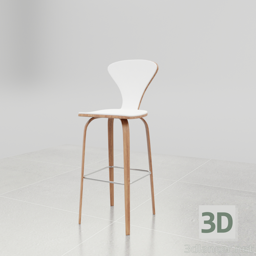 3d модель Барный стул сука-сука – превью