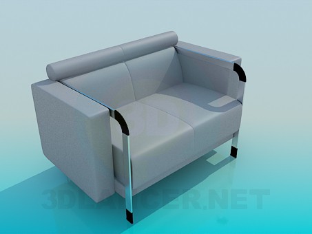 3d модель Кресло для официальных помещений – превью