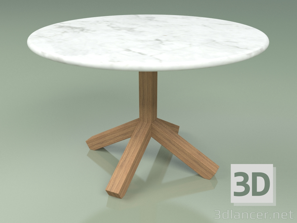 3d модель Столик приставний 046 (Carrara Marble) – превью