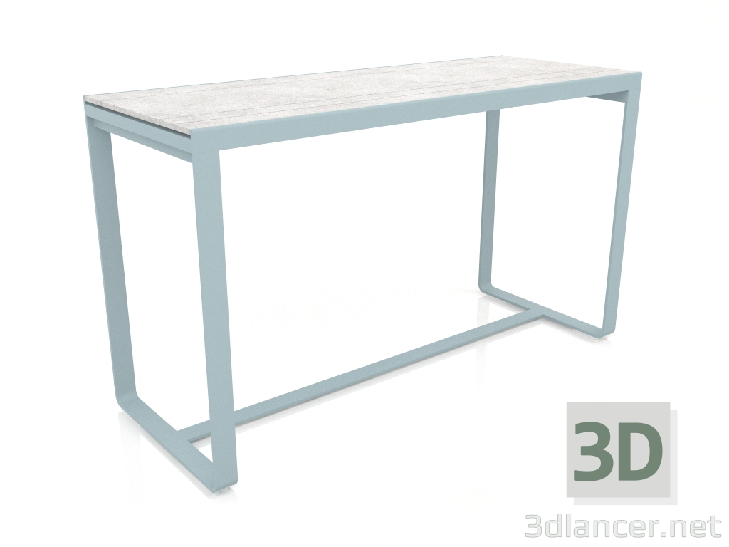 3D modeli Bar masası 180 (DEKTON Kreta, Mavi gri) - önizleme