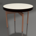 3d model Round coffee table Ø60 (Black, DEKTON Danae) - preview