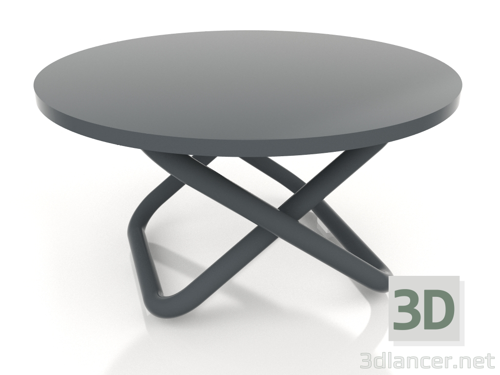 3d model Mesa baja Ø48 (Antracita) - vista previa