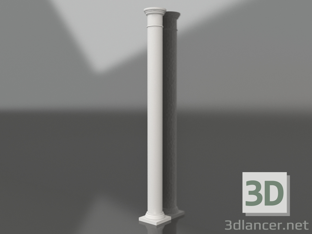 3D Modell Gipssäule KK 011 (D=200mm, H=2800mm) - Vorschau