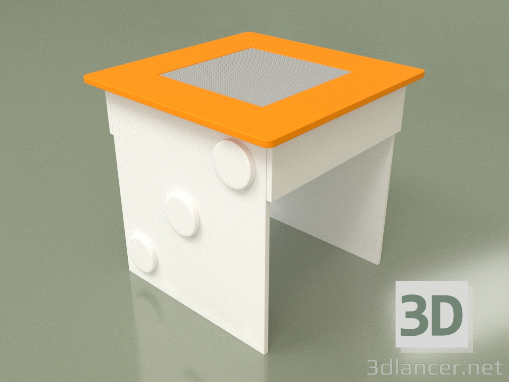 3d модель Стол игровой с площадкой (Mango) – превью
