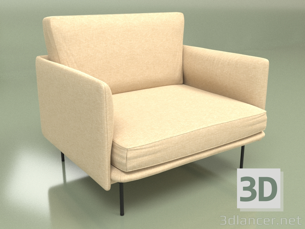 3 डी मॉडल कुर्सी बेबे - पूर्वावलोकन