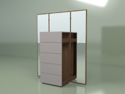 Dresser with mirror Avola