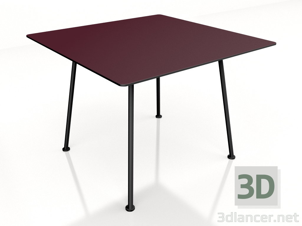 3 डी मॉडल लो टेबल न्यू स्कूल लो NS11 (1000x1000) - पूर्वावलोकन