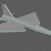 modello 3D aereo basso poli - anteprima
