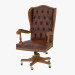 3d model Office leather armchair 719 - preview