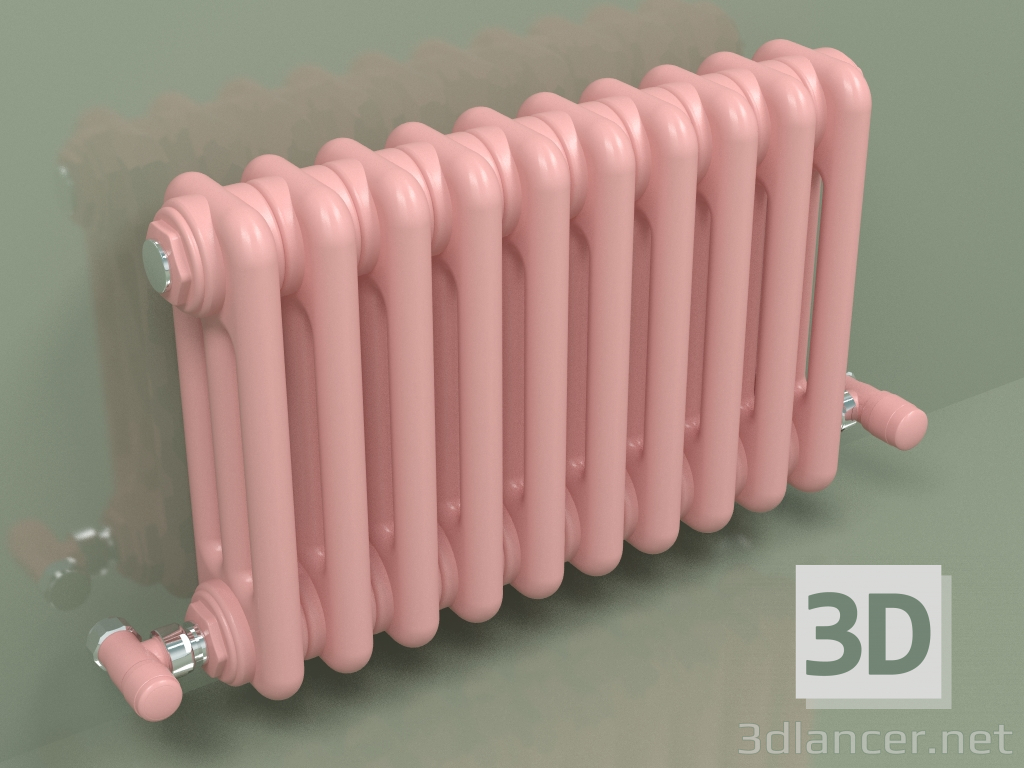 3D Modell Kühler TESI 3 (H 300 10EL, Pink - RAL 3015) - Vorschau