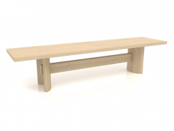 Bench VK (1600x400x350, wood white)