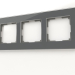 3d model Marco de vidrio para 3 postes Elite (grafito) - vista previa