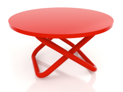 Table basse Ø48 (Rouge)