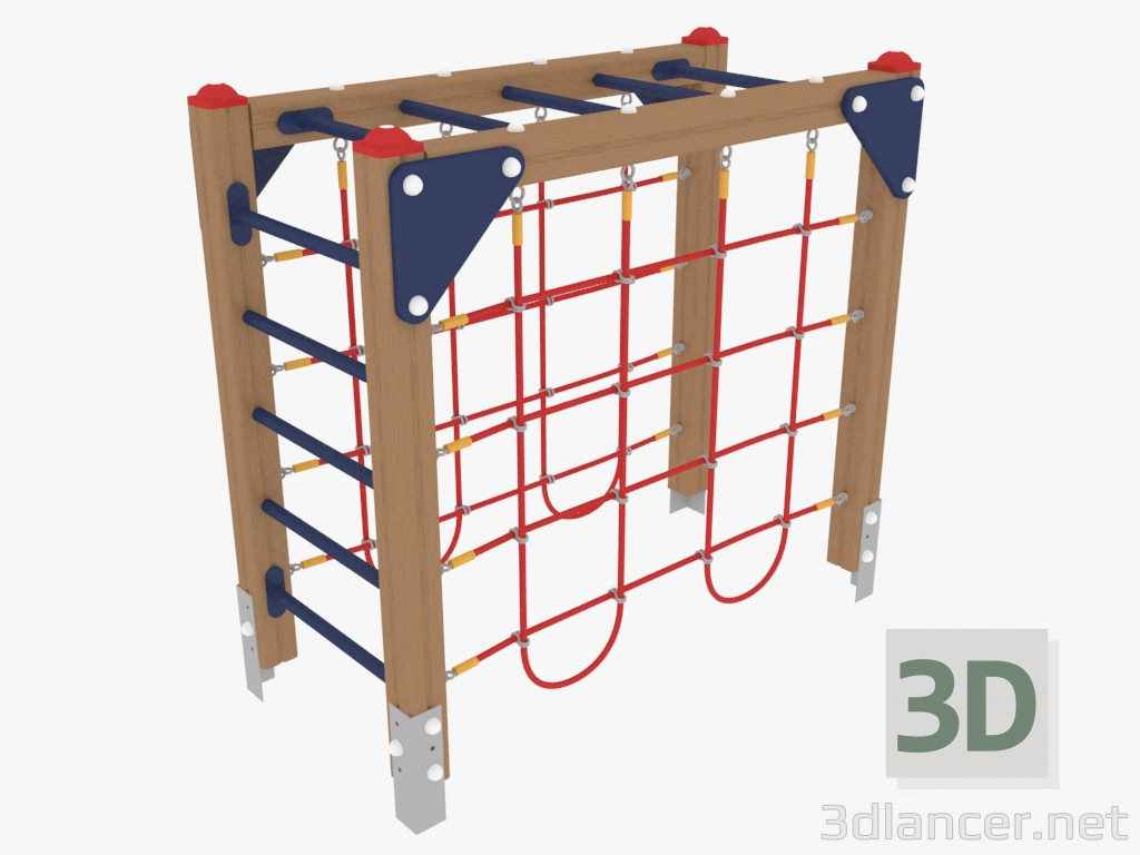 modèle 3D Complexe de jeux pour enfants (4009) - preview