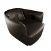 3d Leather chair model buy - render