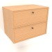 3d model Wall cabinet TM 14 (600x400x455, wood mahogany veneer) - preview