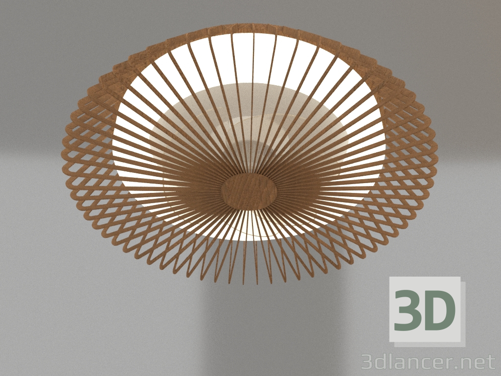 3D modeli Tavan avize-fan (7128) - önizleme