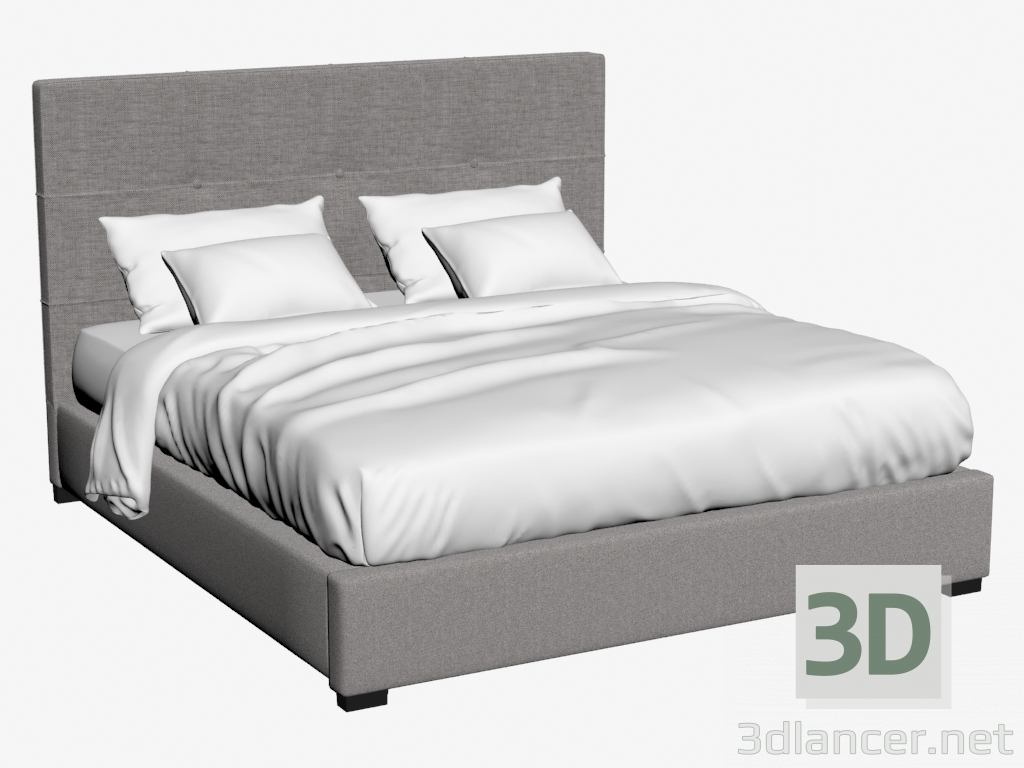 3d модель ліжко Bedford – превью