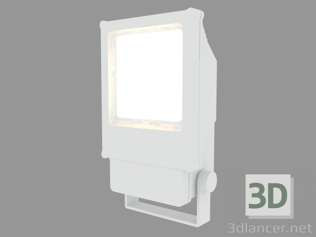 modello 3D Proiettore MINITECHNO RETTANGOLARE (S3756 + S3783_70W_HIT) - anteprima