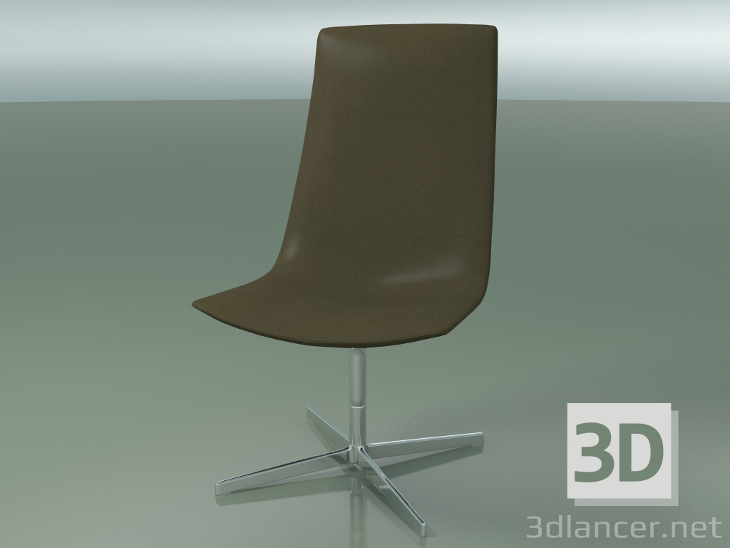 3d model Office chair 2108 (4 legs, without armrests, rotating) - preview