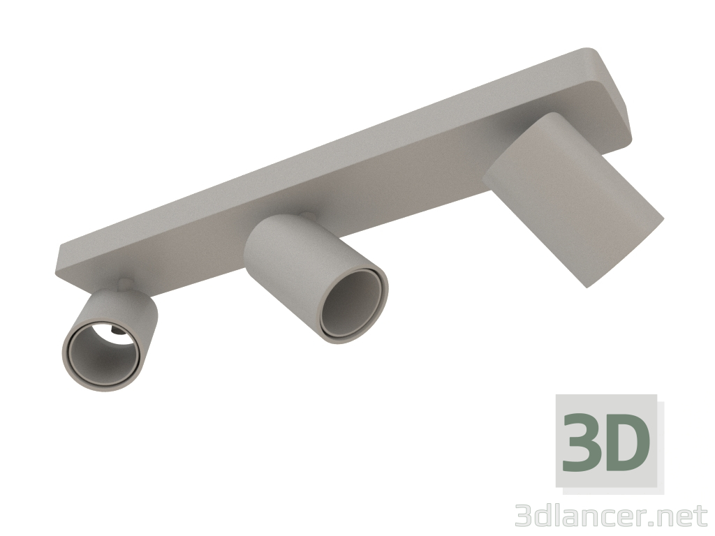 3D Modell Deckenstrahler (6281) - Vorschau