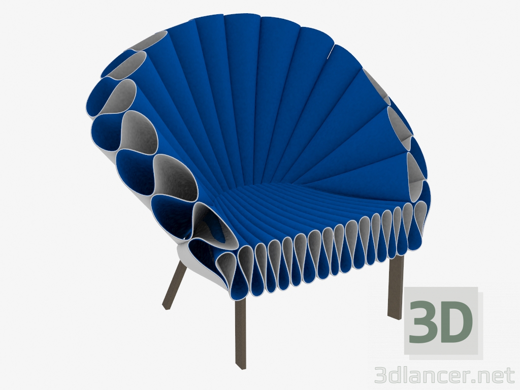 3 डी मॉडल मोर कुर्सी - पूर्वावलोकन