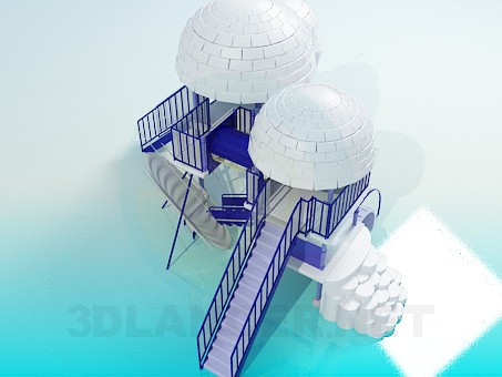 3D Modell Der Spielplatz - Vorschau