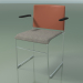 modello 3D Sedia impilabile con braccioli 6604 (rivestimento seduta, polipropilene Rust, CRO) - anteprima