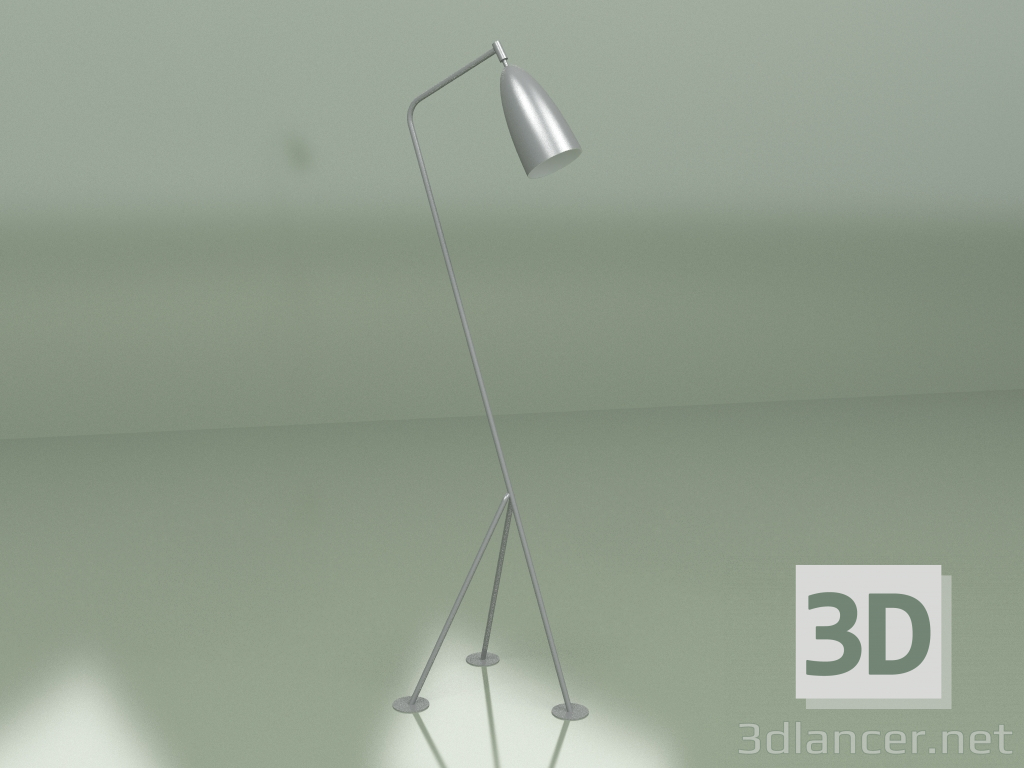 3D modeli Zemin lambası Grashoppa yüksekliği 126 - önizleme