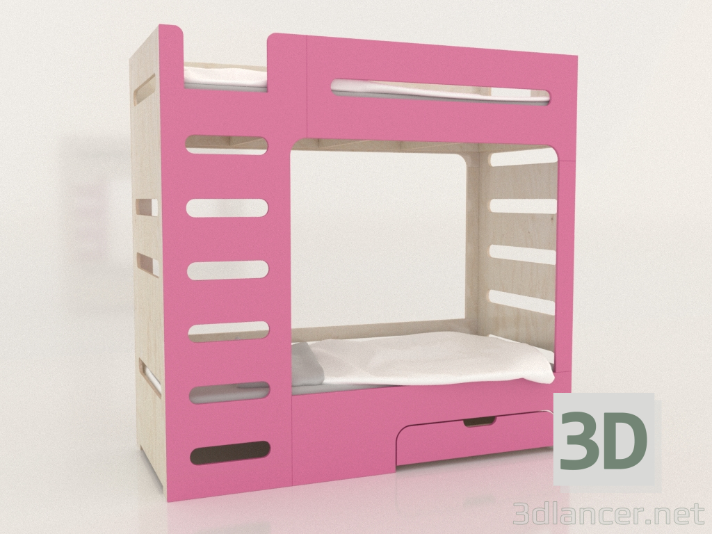 3D Modell Etagenbett MOVE EL (UFMEL1) - Vorschau