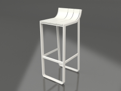 Stool with a low back (Agate gray)